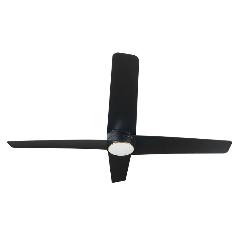 Parrot Uncle 60-Inch Parvez Modern DC Motor Downrod Mount Reversible Ceiling Fan with Lighting and Remote Control (F8313110V)