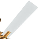 Parrot Uncle 48-Inch Linden DC Motor Downrod Mount Reversible Ceiling Fan with Lighting and Remote Control