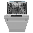 ZLINE 18-Inch Dishwasher in Stainless Steel with Modern Handle (DW-304-18)