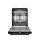 Gordon Ramsay by Thor Kitchen 24 Inch Dishwasher in Black with Navy Blue Trim (DW24X8BA00-BLU)