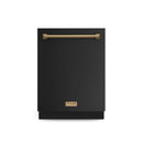 Gordon Ramsay by Thor Kitchen 24-Inch Dishwasher in Black with Bronze Trim (DW24X8BA00-BRZ)