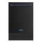 Thor Kitchen Gordon Ramsay Series 24 Inch Dishwasher in Black with Navy Blue Trim (DW24X8BA00-BLU)