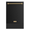 Thor Kitchen Gordon Ramsay Series 24-Inch Dishwasher in Black with Bronze Trim (DW24X8BA00-BRZ)