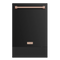 Thor Kitchen Gordon Ramsay Series 24 Inch Dishwasher in Black with Rose Gold Trim (DW24X8BA00-RSG)