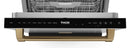 Thor 24-inch dishwasher front control strip with buttons and bronze-trimmed bottom