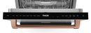 Gordon Ramsay by Thor Kitchen 4-Piece Appliance Package -  48-Inch Propane Gas Range, Wall Mount Range Hood, 36-Inch French Door Refrigerator, and Dishwasher in Stainless Steel with Rose Gold Trim