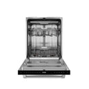 Gordon Ramsay by Thor Kitchen 3-Piece Appliance Package - 48-Inch Gas Range with Double Oven, 36-Inch Refrigerator, and Dishwasher in Stainless Steel