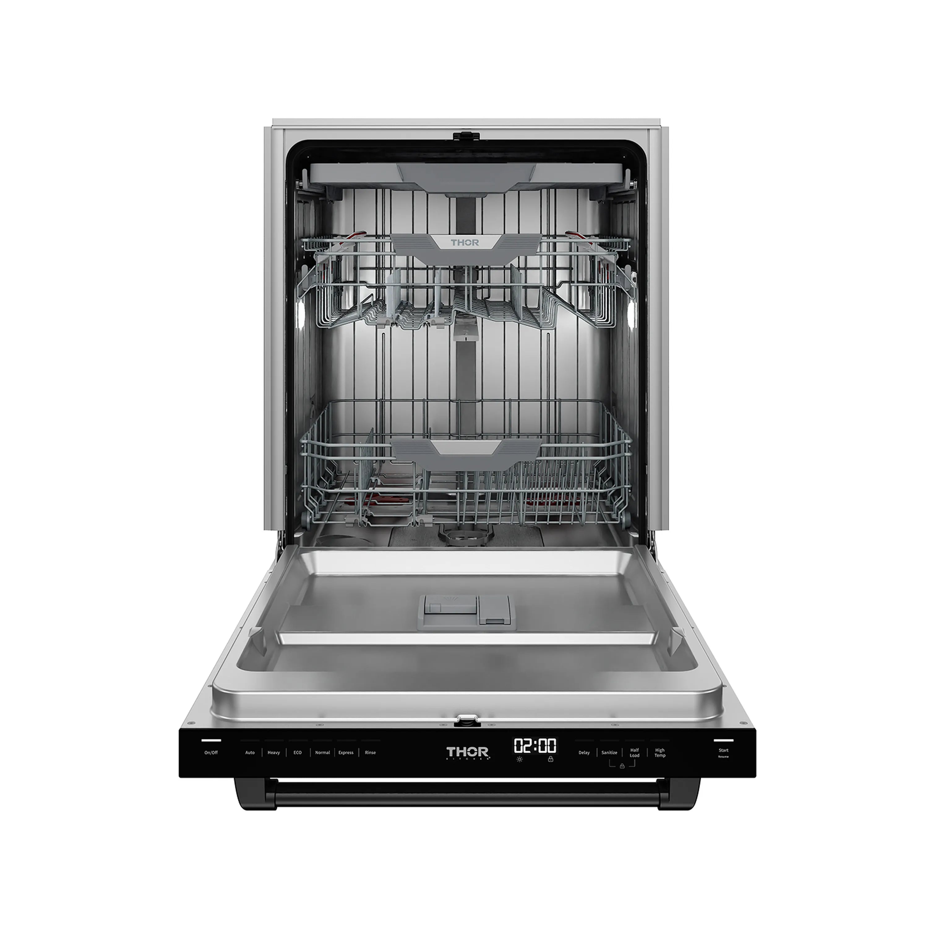 Gordon Ramsay by Thor Kitchen 24-Inch Dishwasher in White with Black Trim (DW24X8BAW-BLK)