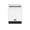 Gordon Ramsay by Thor Kitchen 24-Inch Dishwasher in White with Black Trim (DW24X8BAW-BLK)