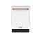 Gordon Ramsay by Thor Kitchen 24-Inch Dishwasher in White with Rose Gold Trim (DW24X8BAW-RSG)