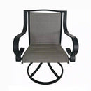 Deko Living 4 Piece Seating Outdoor Patio Dining Table and Swivel Chairs Set (COP30705)