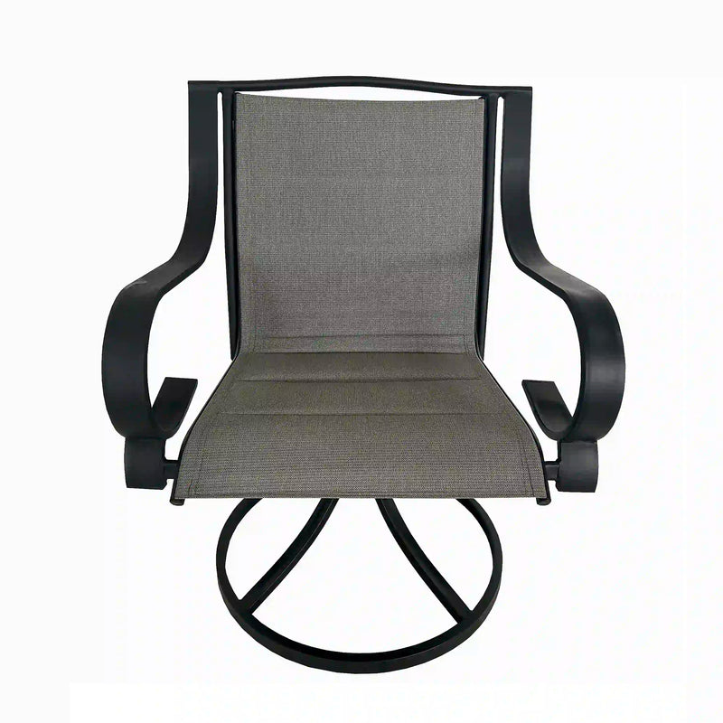 Deko Living 4 Piece Seating Outdoor Patio Dining Table and Swivel Chairs Set (COP30705)