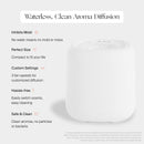 Canopy Bedside Diffuser – Waterless Technology, Diffuses Up to 400 Sq Ft, 3 Fan Speeds & Includes Diffuser, Diffusion Well, Unwind Aroma, Power Cord & Adapter in White (K-DIFF-WHI-V2)
