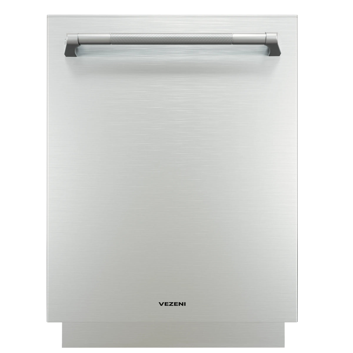 Stainless steel 3-rack dishwasher with top spray bar and front door