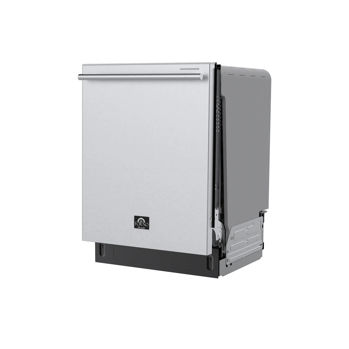 Tall-tub built-in dishwasher, stainless steel side door with control panel