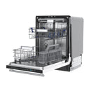 Forno Stella 24-Inch Built-in Dishwasher in White with Stainless Steel Handle, Tall Tub, Top Touch Control, Quiet 44 dBA, Soil-Sensing Capable, NSF & ENERGY STAR (FDWBI8010-24WHT)