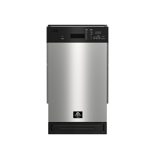 Forno Polo 18-Inch Dishwasher in Stainless Steel (FDWBI8041-18S)