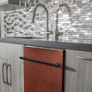 ZLINE 24-Inch Dishwasher in Hand-Hammered Copper Finish with Stainless Steel Tub and Modern Style Handle (DW-HH-24)