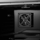 FORNO Valente 48-Inch Dual Fuel Range in Black  with Antique Brass Handle and Decorative Copper Trim, 6.7 Cu. Ft. Double Oven, 8 Sealed Burners, 94,000 BTU (FFSGS6199-48CPBLK)