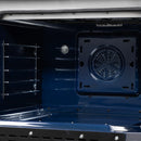 Forno Massimo 48-Inch Freestanding Dual Fuel Range with 8 Burners & 6.58 Cu. Ft. Convection Oven in Black with Antique Brass Trim (FFSGS6125-48BLK)