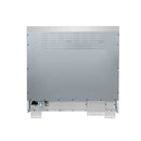 Forno Capriasca 36-Inch Freestanding French Door Dual Fuel Range in White with Antique Brass Handle (FFSGS6387-36WHT)