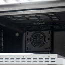 Forno Galiano 5-Piece Appliance Package - 36-Inch Dual Fuel Range, 36-Inch Hood, 36-Inch Refrigerator, 24-Inch Dishwasher, & 30-Inch Microwave Drawer in White with Antique Brass Trim