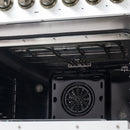 Forno Galiano 48-Inch French Door Dual Fuel Range with 8 Burners and 6.58 Cu. Ft. Electric Convection Oven in White with Antique Brass Handle (FFSGS6356-48WHT)