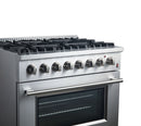Forno Marco 36-inch Dual Fuel Range with 6 Burners and 5.36 cu.ft. Oven in Stainless Steel (FFSGS6197-36)