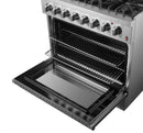 Forno Marco 36-inch Dual Fuel Range with 6 Burners and 5.36 cu.ft. Oven in Stainless Steel (FFSGS6197-36)
