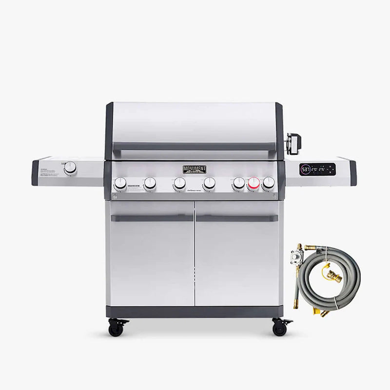 Monument Eminence Gas Grill in Stainless Steel with 6 Burners (E605)