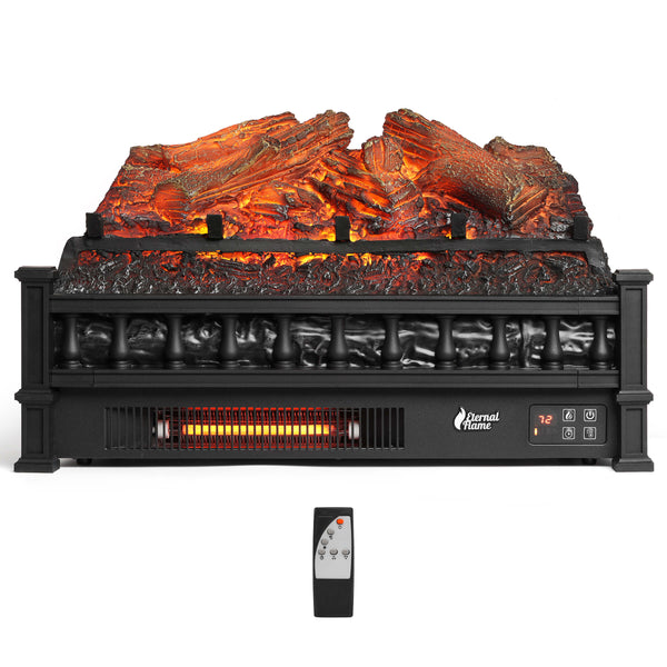 TURBRO Eternal Flame EF23-LG Electric Fireplace Logs (707-98-151A-BK)