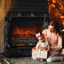 TURBRO Eternal Flame EF23-LG Electric Fireplace Logs (707-98-151A-BK)