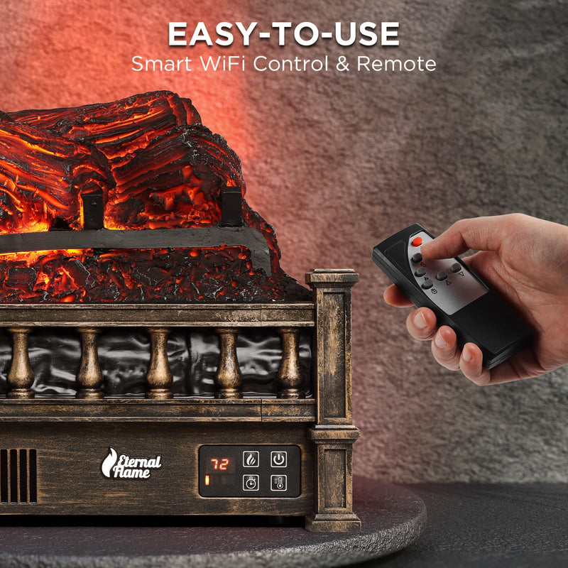 TURBRO Eternal Flame EF23-PB Electric Fireplace Logs (707-98-150A)