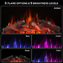 TURBRO Eternal Flame EF26-LG Smart Electric Fireplace Logs, WiFi Enabled (707-98-153AWIFI-BK)