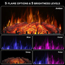 TURBRO Eternal Flame EF26-PB Smart Electric Fireplace Logs, WiFi Enabled (707-98-152AWIFI-BK)