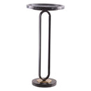 Parrot Uncle 12-Inch Round Side Table in Black (EG-24-304)