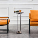 Parrot Uncle 12-Inch Round Side Table in Black (EG-24-304)