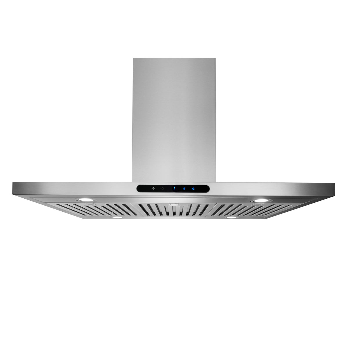 Broan-NuTone Elite 36-Inch 640 CFM T-Style Island Mount Chimney Range Hood in Stainless Steel (EIT1366SS)