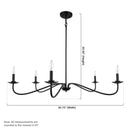 Parrot Uncle Ellie 5-Light Elegant Industrial Dimmable Chandelier