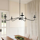 Parrot Uncle Ellie 5-Light Elegant Industrial Dimmable Chandelier