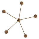Parrot Uncle Ellie 5-Light Elegant Industrial Dimmable Chandelier