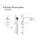 ZLINE El Dorado Shower System in Gun Metal (ELD-SHS-GM)