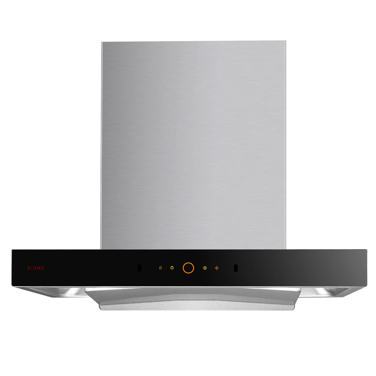 Fotile 30-Inch Smart Perimeter Vent Wall-Mount Range Hood with 1200 Max Equivalent CFM DC Motor, Mobile Control and Capture Shield in Stainless Steel (EMG7508S-i)