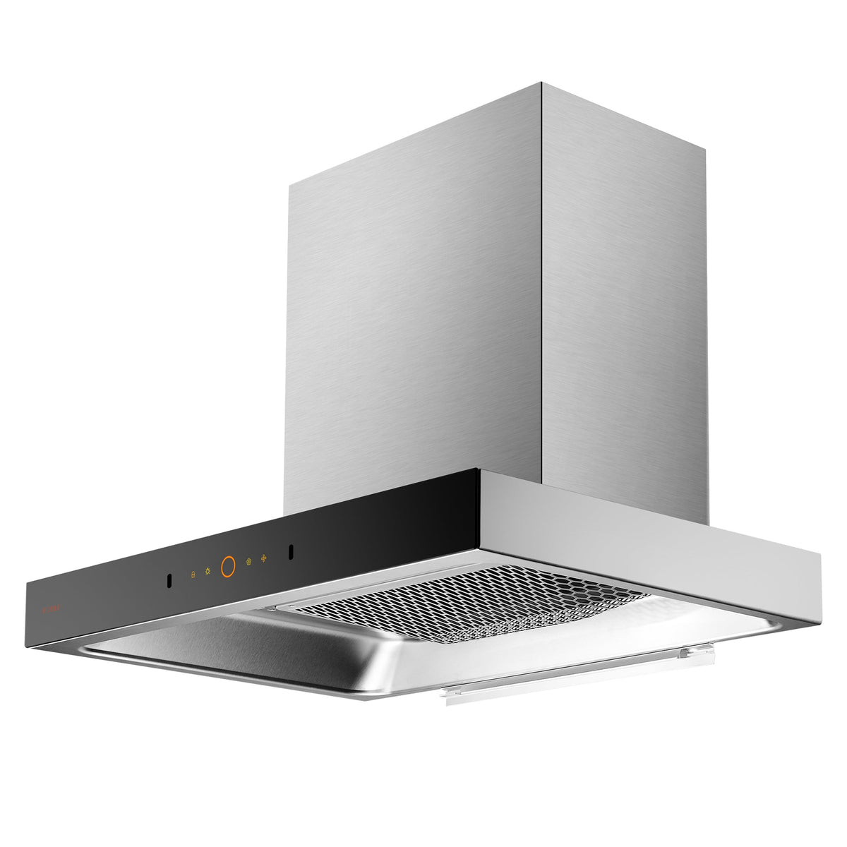 Fotile 30-Inch Smart Perimeter Vent Wall-Mount Range Hood with 1200 Max Equivalent CFM DC Motor, Mobile Control and Capture Shield in Stainless Steel (EMG7508S-i)