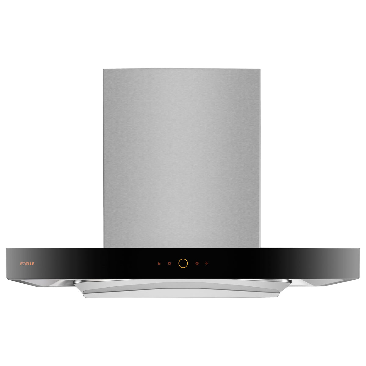 Fotile 36-Inch Smart Perimeter Vent Wall-Mount Range Hood with 1200 Max Equivalent CFM DC Motor, Mobile Control and Capture Shield in Stainless Steel (EMG9008S-i)