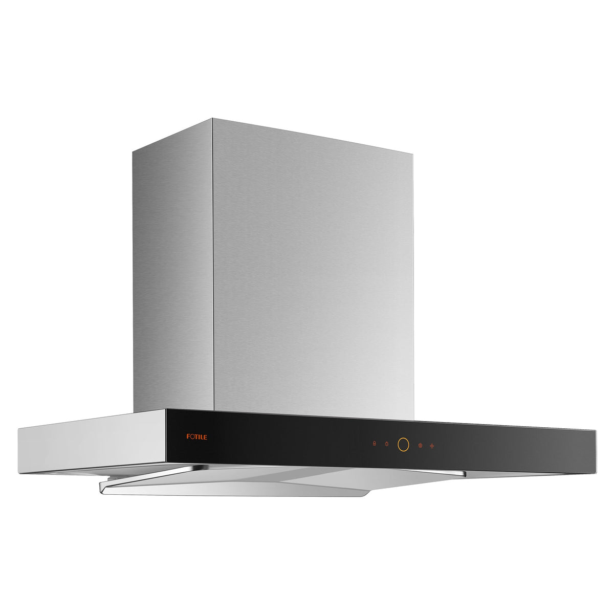 Fotile 36-Inch Smart Perimeter Vent Wall-Mount Range Hood with 1200 Max Equivalent CFM DC Motor, Mobile Control and Capture Shield in Stainless Steel (EMG9008S-i)