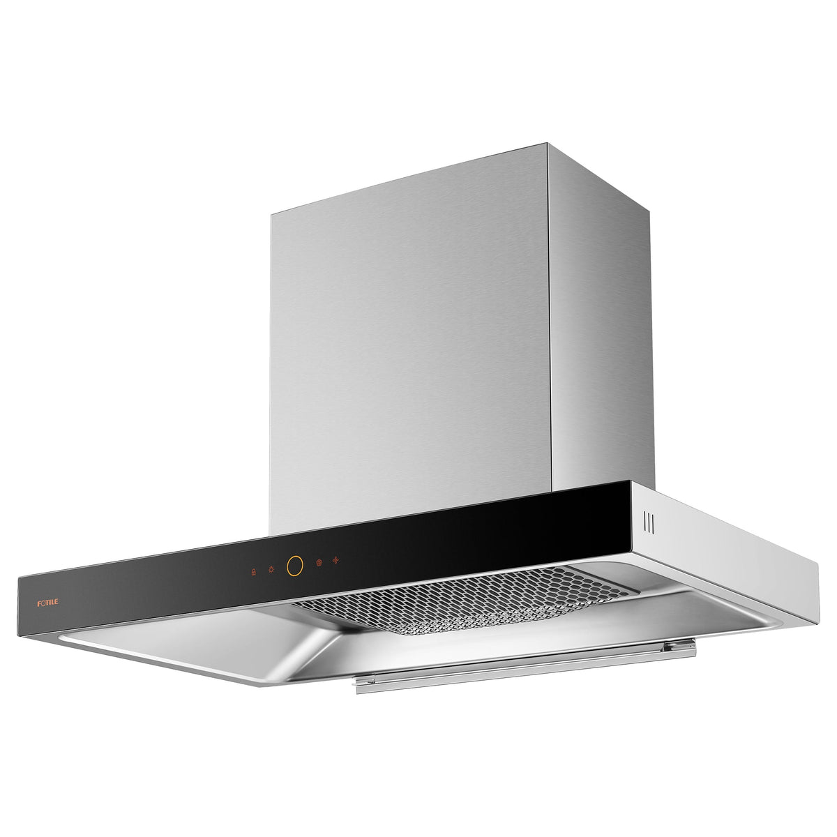 Fotile 36-Inch Smart Perimeter Vent Wall-Mount Range Hood with 1200 Max Equivalent CFM DC Motor, Mobile Control and Capture Shield in Stainless Steel (EMG9008S-i)