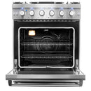 Cosmo 4-Piece Appliance Package - 30-Inch Gas Range, Wall Mount Range Hood, Dishwasher and Refrigerator in Stainless Steel (COS-4PKG-097)