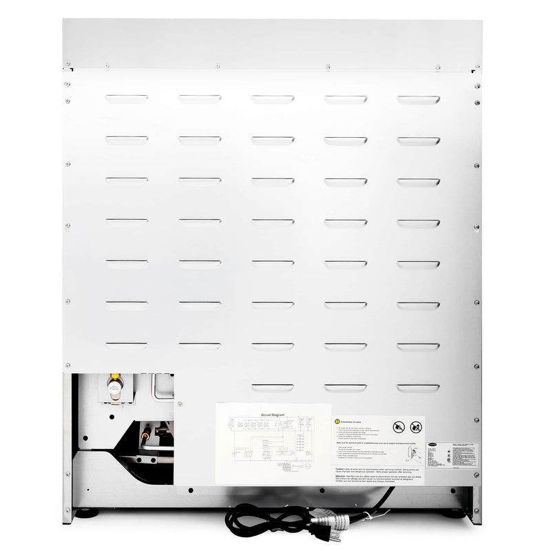 Cosmo 4-Piece Appliance Package - 30-Inch Gas Range, Wall Mount Range Hood, Dishwasher and Refrigerator (COS-4PKG-253)