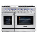 Cosmo 2-Piece Appliance Package - 48-Inch Gas Range and Refrigerator (COS-2PKG-143)